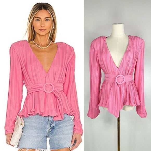 Lovers and Friends Henrietta Top in Candy Pink S Valentine’s Sweet Baby Shower - Picture 1 of 10